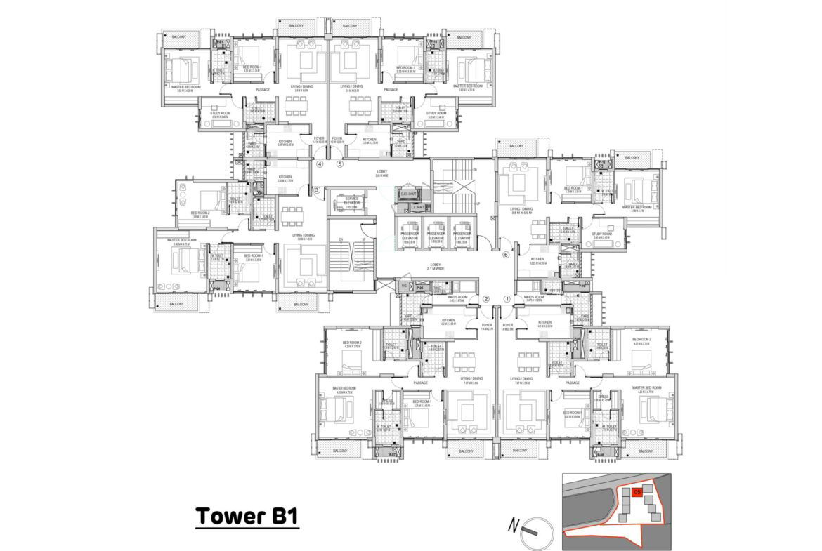 9 PBR Floor Plan B1