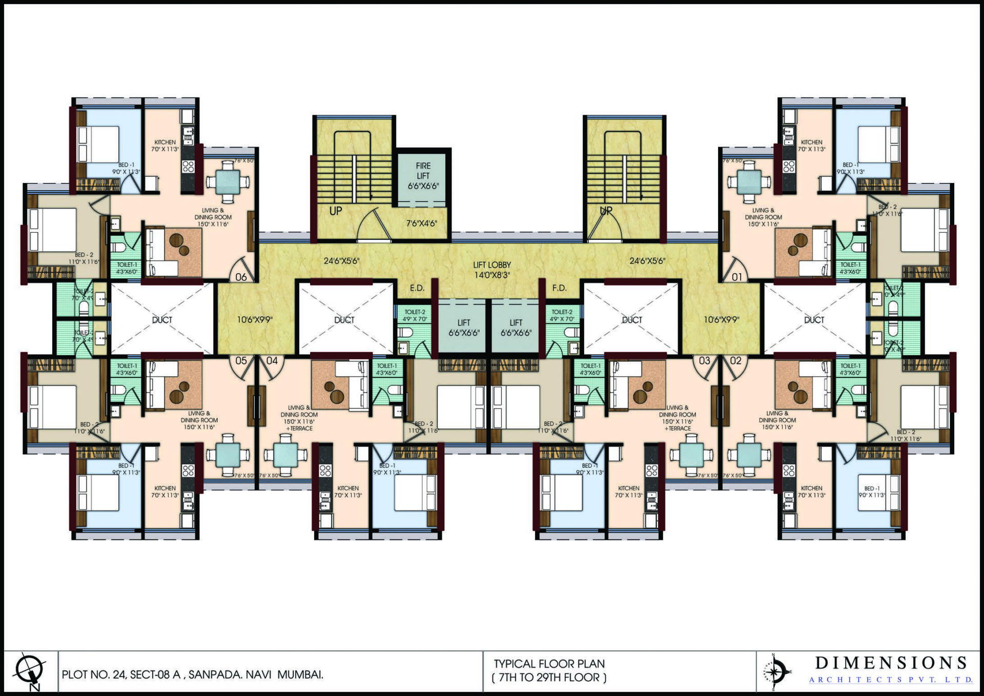 Malhar 24 East Floor Plan